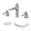 Robinet de salle de bain à large entraxe-55044351