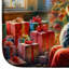 Tapis de vaisselle Yorkshire Terrier Yorkie and Santa Claus