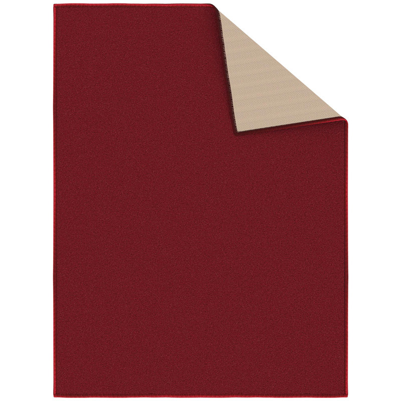 Gray Rectangular Non-Slip Washable Synthetic Kitchen Mat