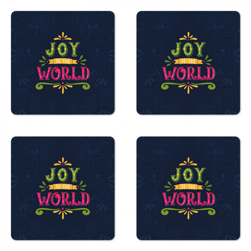 Square 4 Piece Coaster Set