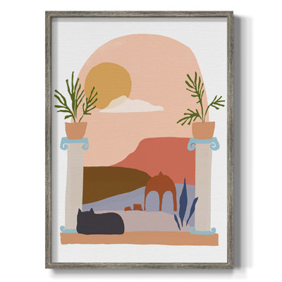 Papier encadré IV, reproduction encadrée - bois massif