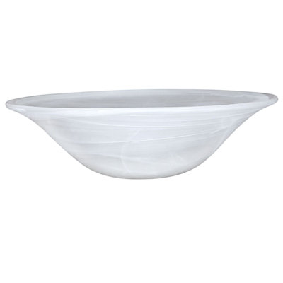 Abat-jour d'intérieur en verre 15 "