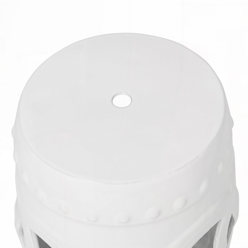 Outdoor Ceramic Drum Side Table
