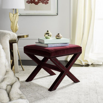 Norfolk Velvet Ottoman