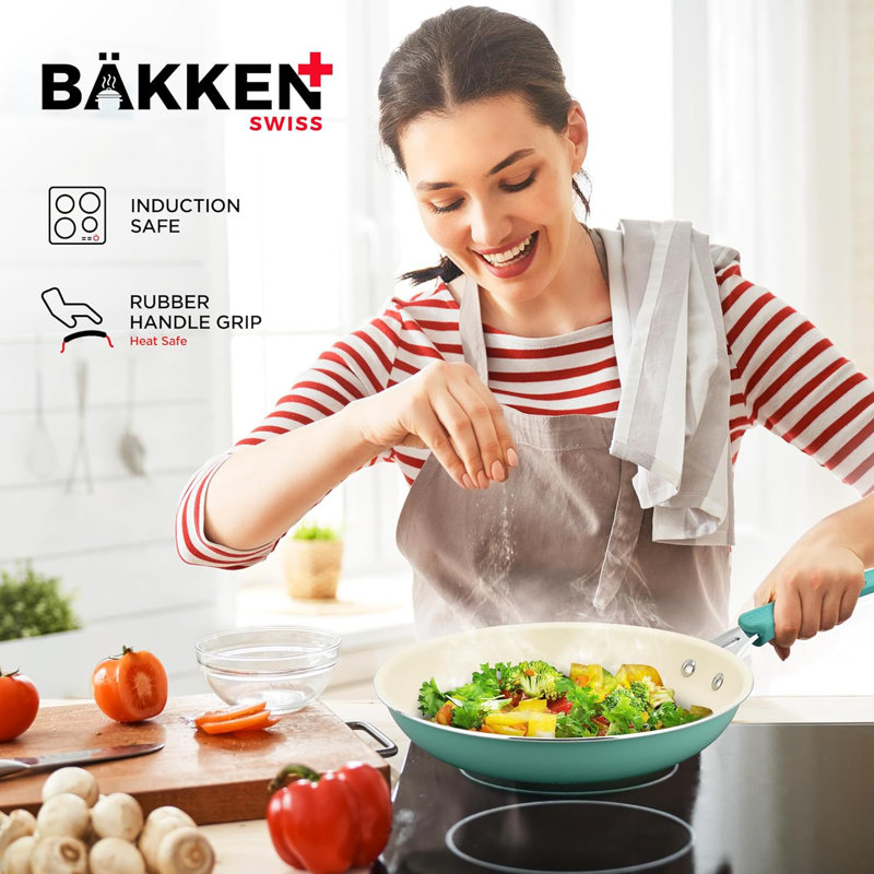 Ensemble de batterie de cuisine en aluminium 23 pièces