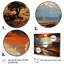 Décoration murale lune au coucher du soleil sur un canyon II - Canyon et désert-367525705-367525704