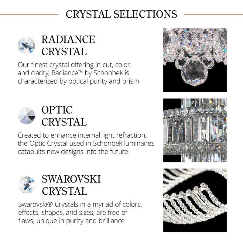 Quantum 23 Light 39in x 15in Chandelier in Polished Stainless Steel with Clear Radiance Crystals, Chinese (K9)