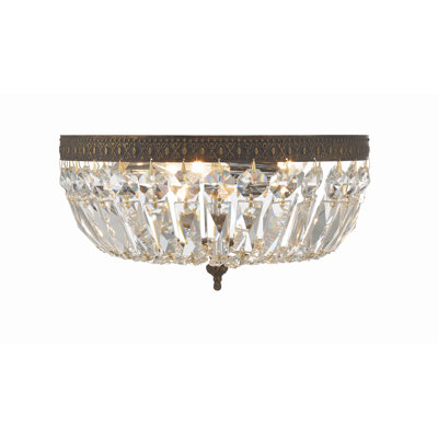 Plafonnier encastré 3 lumières 12 po Weese