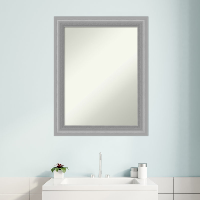 Miroir de salle de bain mural non biseauté Peak, 28,5 po x 22,5 po