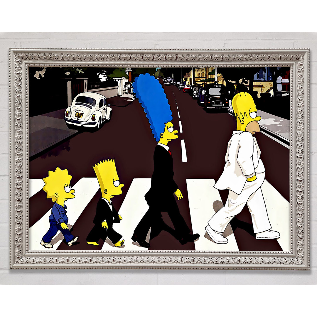 Simpsons Abbey Road - Druck