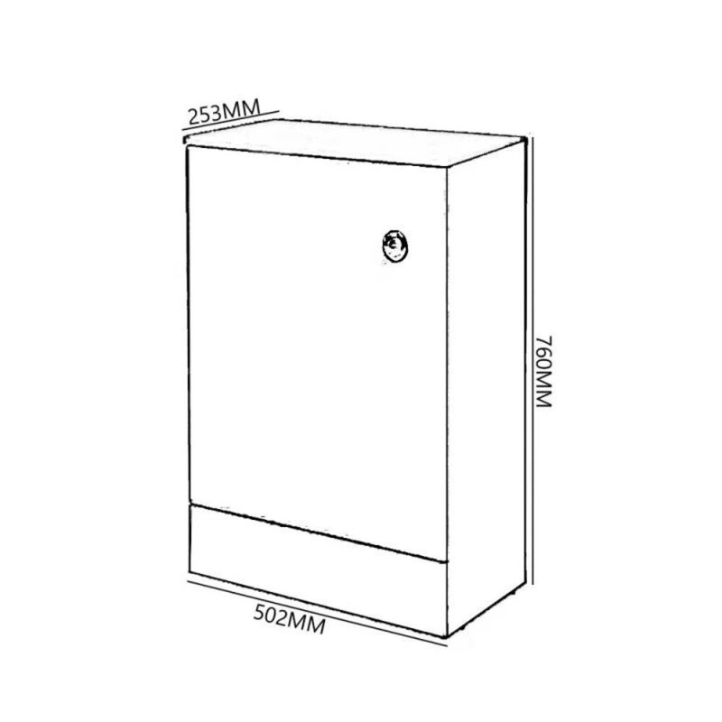 Fondren Solid Wood Under Sink Cabinet, White