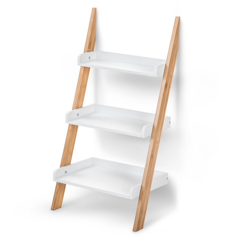 Échelle de bibliothèque Donnelsville, (3 tablettes) H 35,4 po x l 11,8 po x P 17,7 po