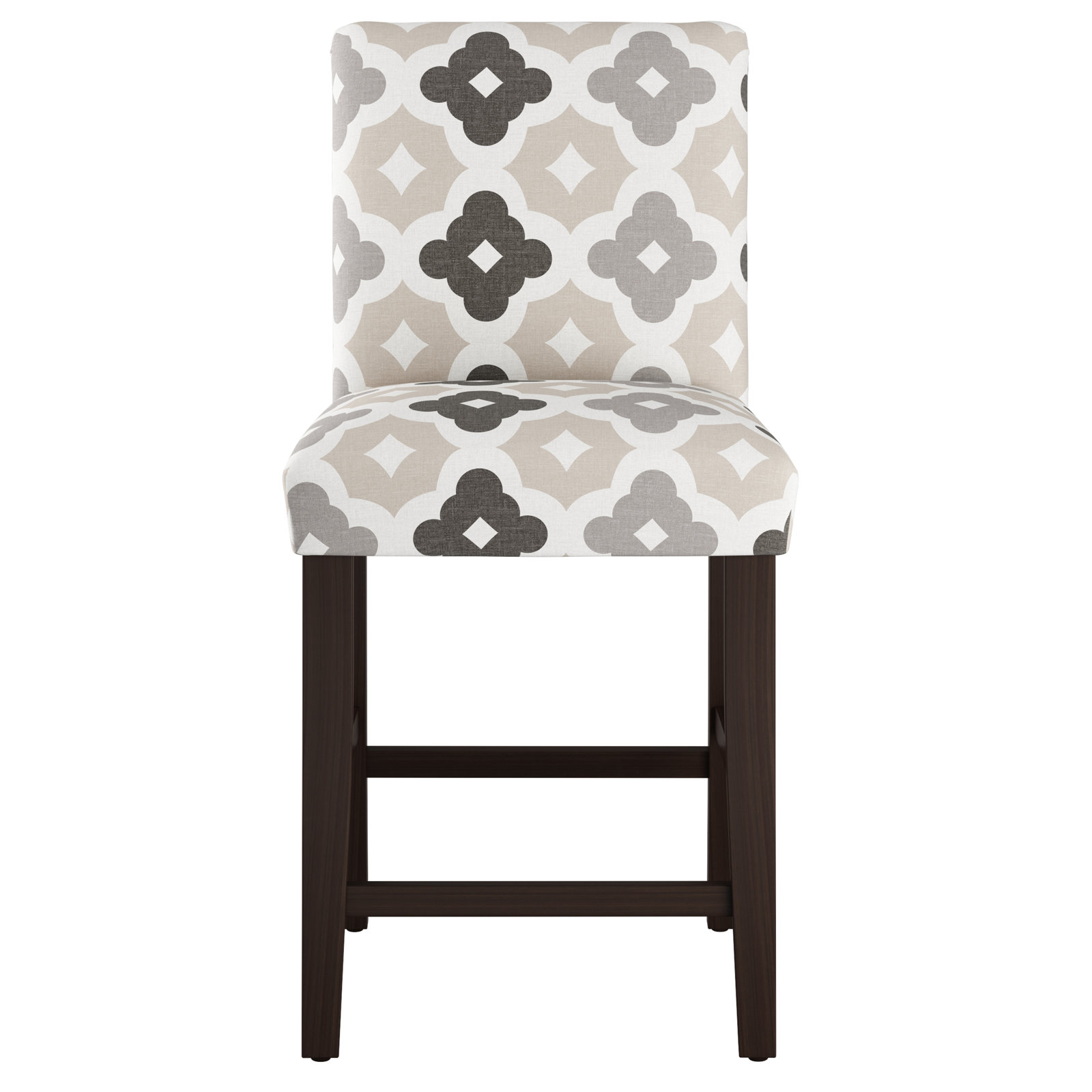 Sylva Bar and Counter Stool, Counter Stool (26” Seat Height), Sintra Taupe, Espresso