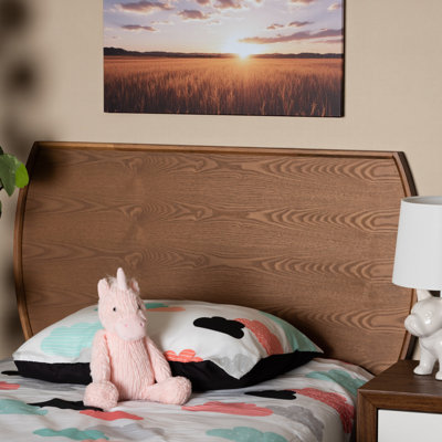 Raya Headboard in Ash Walnut Finish by Ebern Designs