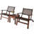 Sadie Outdoor 3 Pieces Patio Rattan Furniture Set