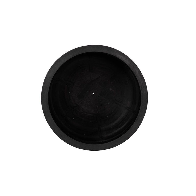 June Planter, Black, SM, 34" H x 43" W x 43" D
