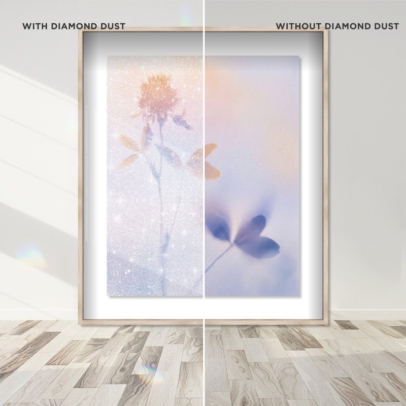 Lavender Shadows II Shadowbox Floral & Botanical Print by Oliver Gal, Black Frame, 16 x 20, 25.5"H x 31.5"W