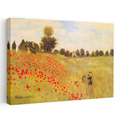 «Field of Poppies», reproduction d'art classique classique, coquelicot, été
