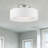 Zamion Fabric Semi Flush Mount