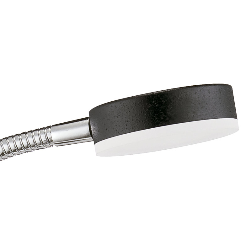 Elijah Adjustable Metal Desk Lamp, Matt Black