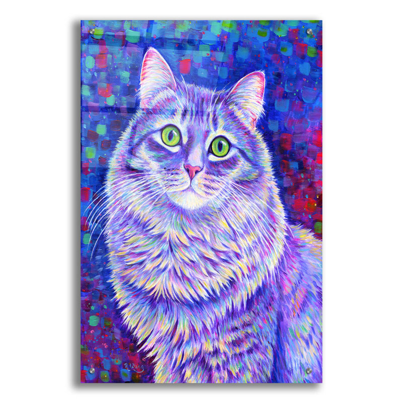 "Iridescence" par Rebecca Wang Art, H 36 po x l 24 po x P 0,2 po