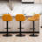 Mid-Century Modern Leatherette Gaslift Adjustable Swivel Bar Stool-92729666