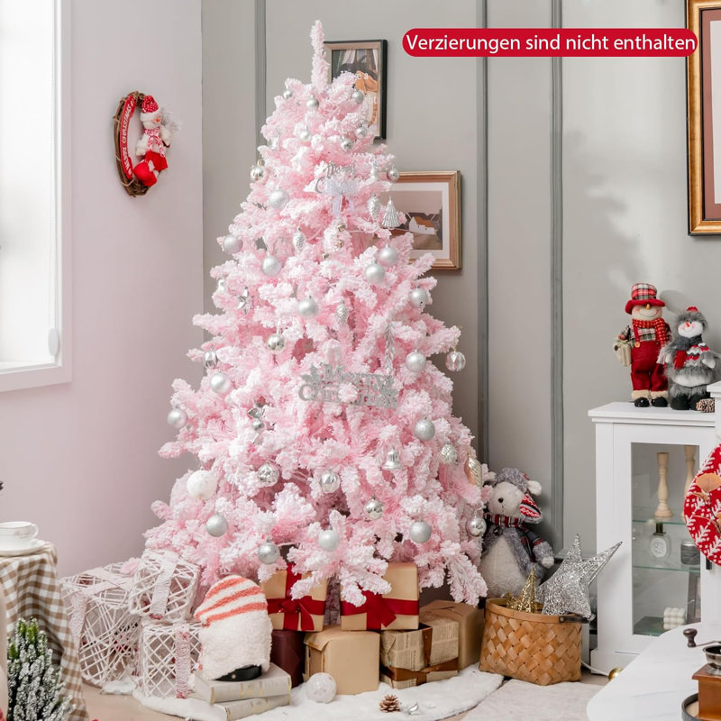 Lighted Artificial Pine Christmas Tree
