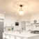 Braian Glass Semi Flush Mount