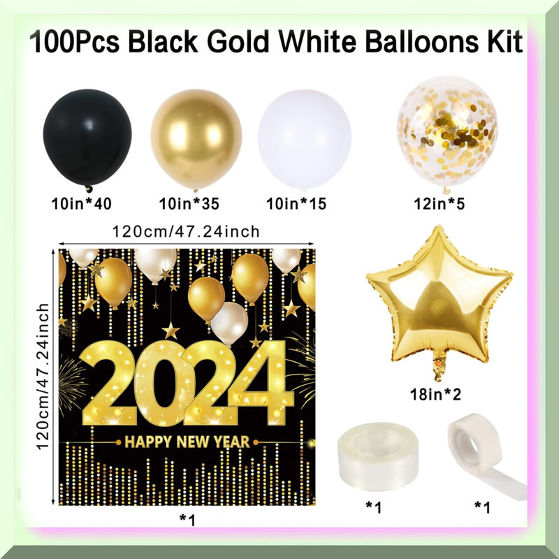 Veuve & Vows Bachelorette Party Decor Kit