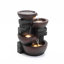 Burnet Weather Resistant Cascade Fountain with Light