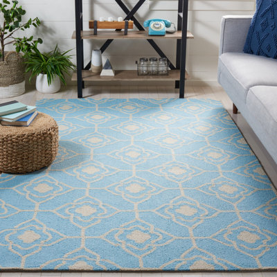 Tapis de performance géométrique crocheté à la main Four Seasons