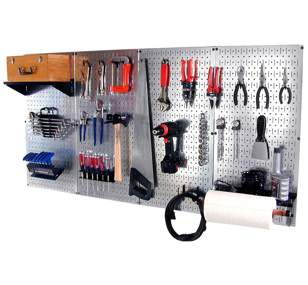 Pro-Grade Metal 32"H x 64"W Kit Wall Control