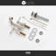 Prime Collection 2 Handle Centerset Lavatory Bathroom Sink Faucet with Drain Assembly - Brushed Nickel-42490349