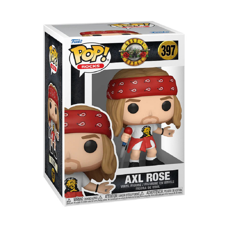 Funko Pop! Paquet de 2 Guns N 'Roses (années 90) - Axl Rose # 397 et Slash # 398
