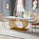 Hausner Unfinished Metal Base Dining Table