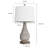 Antyone 24.8" H Retro Resin Table Lamp with Linen Shade (Set of 2)