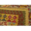 Tapis de zone en laine jaune/brun 3 pi x 4 pi 10 po one-of-kind à la main noué la Doorfield