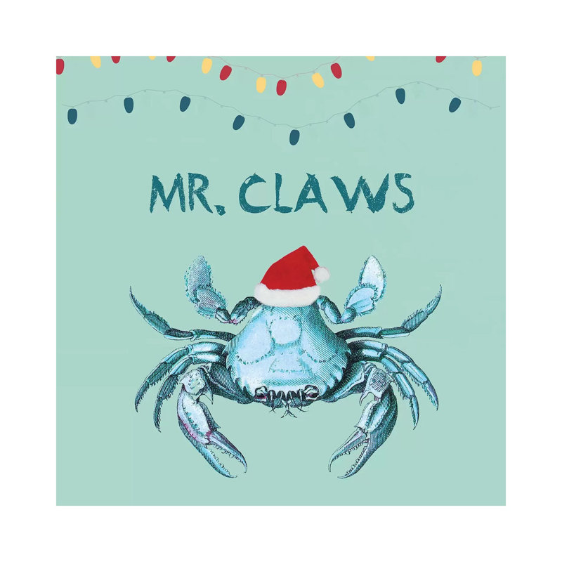 Mr Claws by Sheldon Lewis - Wrapped Canvas Print, 45.72 cm H x 45.72 cm W x 3.175 cm D
