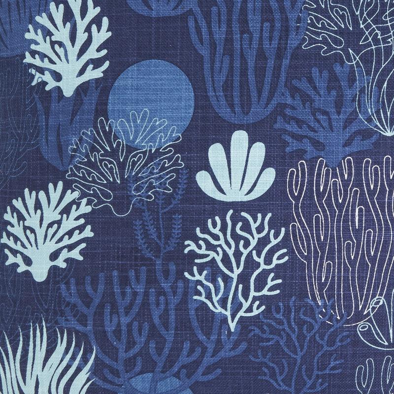 Housse de coussin Coastal Coral, H 20 po x l 20 po, Carré, Duvet de canard