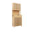 72-Foot-Tall, Wood-Coloured, Double-Door Bamboo High-Capacity Storage Cabinet For Main Living Spaces Such As Dining Rooms, Bedrooms, And Living Rooms