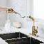 Robinet d'évier de cuisine à poignée simple extractible-69221900