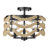 Cliffton Fabric Semi Flush Mount