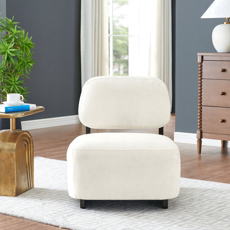 Chaise d'appoint Solara For Modern Lounges, Blanc