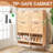 Wooden 6 Flip Drawers Shoe Cabinet-2058720958