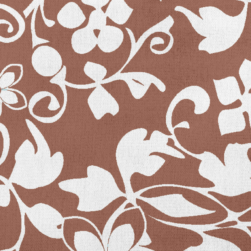 Coussin décoratif Evelyn, 20 po x 20 po, Rouille