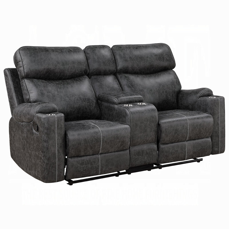 Causeuse en microfibre Hirah