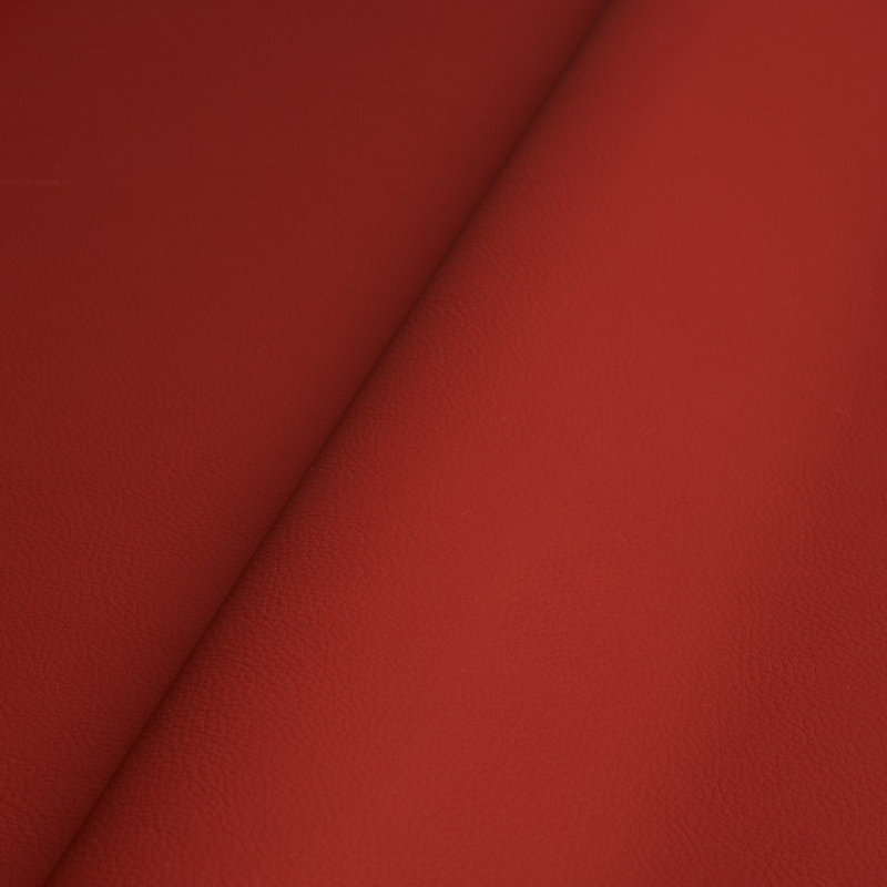 Vegan Leather Indoor/Outdoor Fabric, Crimson