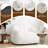 Faux Rabbit Fur Single Bean Bag Sofa with Arms-1594298269