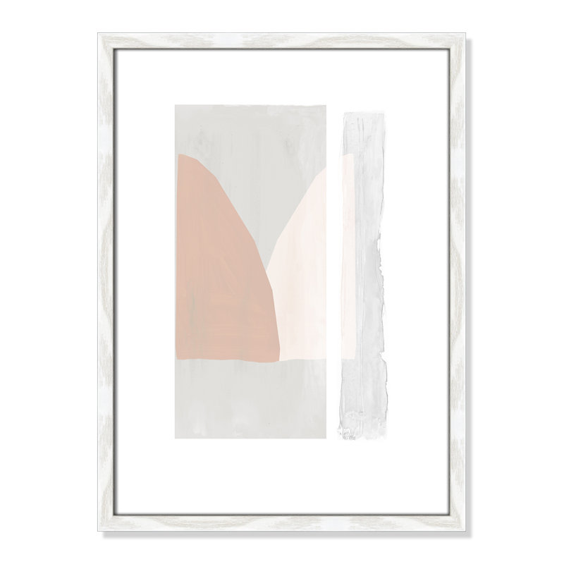 Lora Soft and Light - Painting Print, White Wood Framed Paper, 23" H x 17" W x 0.75" D