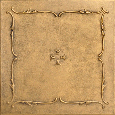 Spring Buds 1.6 ft. x 1.6 ft. Polystyrene Glue-up Ceiling Tile